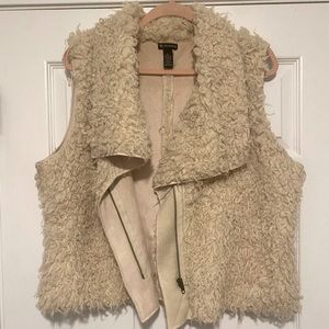 Women’s Faux Shearling Vest